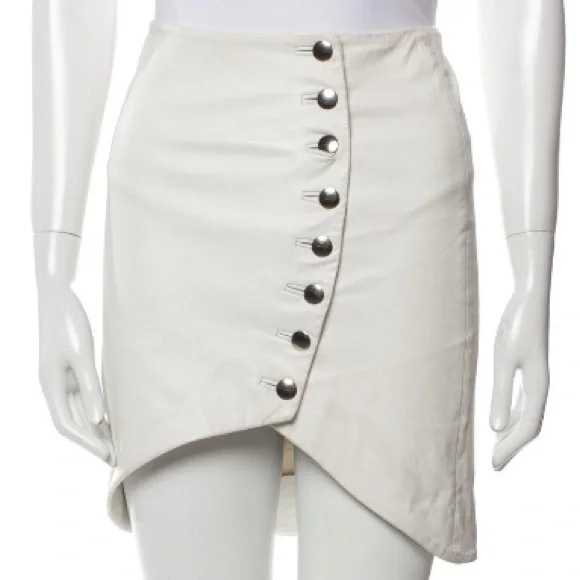 IRO Skirts Iro Clefa Lamb Leather Mini Skirt Poshmark